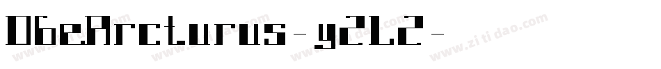 DbeArcturus-y2L2字体转换