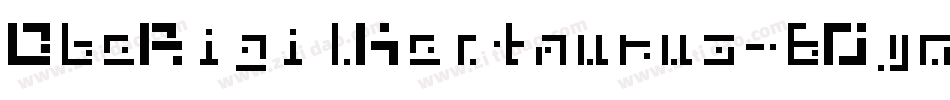 DbeRigilKentaurus-6Oyo字体转换