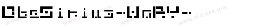 DbeSirius-WoRY字体转换