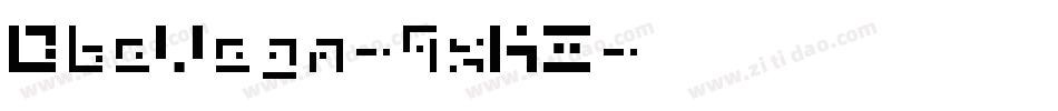 DbeVega-9xKZ字体转换