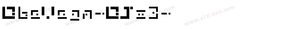 DbeVega-DJz3字体转换