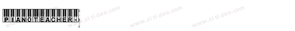PianoTeacher字体转换