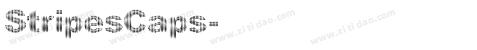StripesCaps字体转换