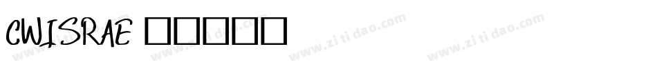 CW_ISRAE字体转换