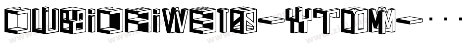 Cubicfive10-y7DM字体转换