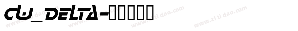 CW_DELTA字体转换