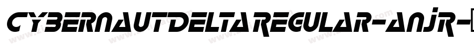 CybernautDeltaRegular-anJR字体转换