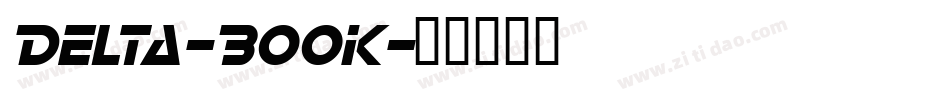 Delta-Book字体转换