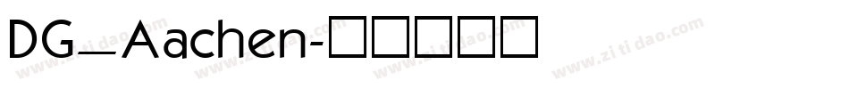DG_Aachen字体转换