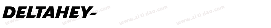 DELTAHEY字体转换