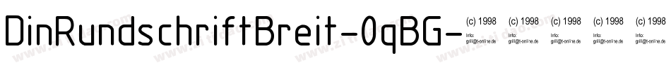 DinRundschriftBreit-0qBG字体转换