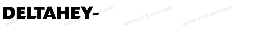 DELTAHEY字体转换