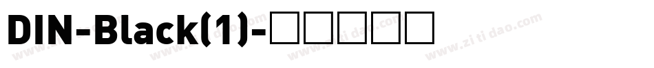 DIN-Black(1)字体转换