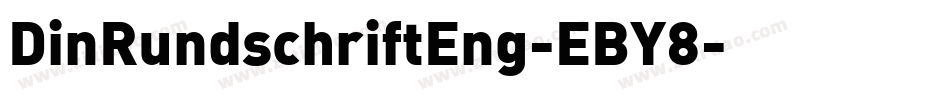 DinRundschriftEng-EBY8字体转换