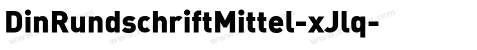 DinRundschriftMittel-xJlq字体转换