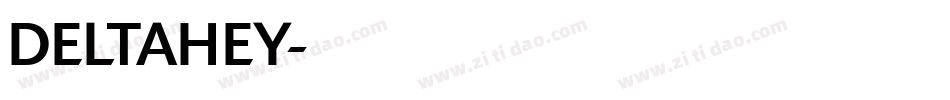 DELTAHEY字体转换