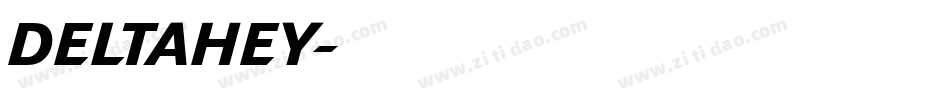 DELTAHEY字体转换