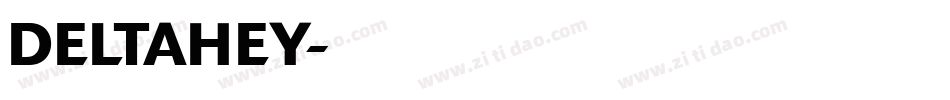 DELTAHEY字体转换