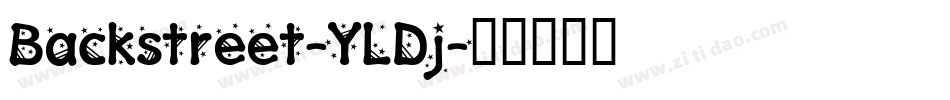 Backstreet-YLDj字体转换
