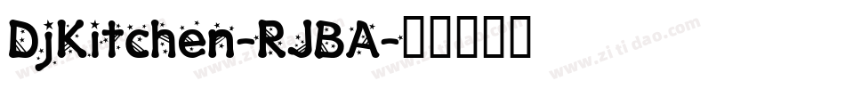 DjKitchen-RJBA字体转换