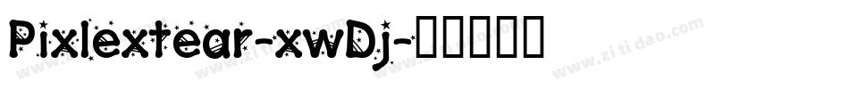 Pixlextear-xwDj字体转换
