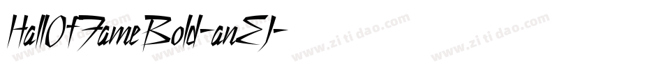 HallOfFameBold-anEJ字体转换