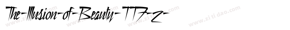 The-Illusion-of-Beauty-TTF-2字体转换