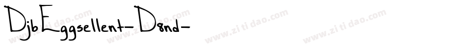 DjbEggsellent-D8nd字体转换