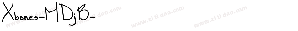 Xbones-MDjB字体转换