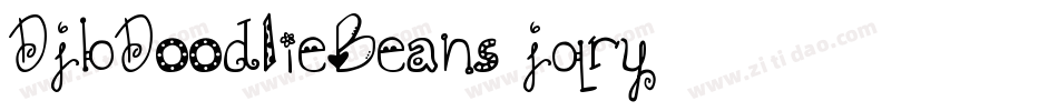 DjbDoodlieBeans-jqry字体转换