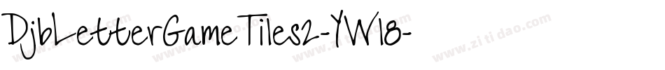 DjbLetterGameTiles2-YWl8字体转换