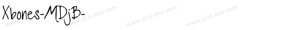 Xbones-MDjB字体转换