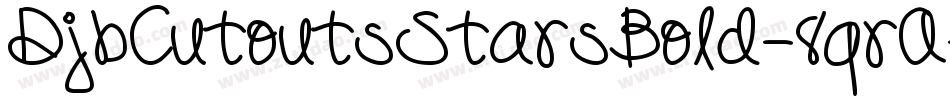 DjbCutoutsStarsBold-8qrA字体转换