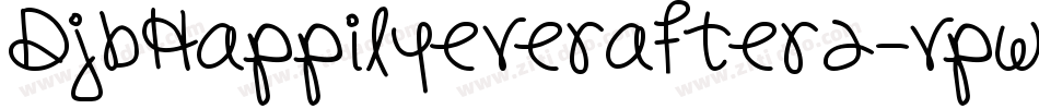 DjbHappilyeverafter2-vpwL字体转换