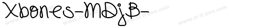 Xbones-MDjB字体转换