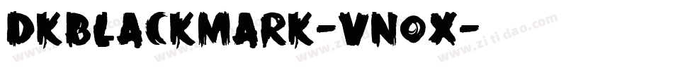DkBlackMark-Vn0x字体转换
