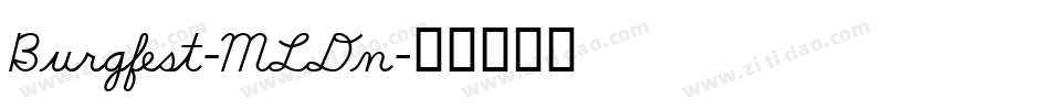 Burgfest-MLDn字体转换