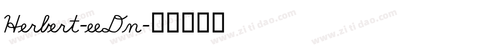 Herbert-eeDn字体转换