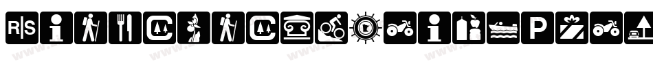 DnrRecreationSymbols-DOA3字体转换