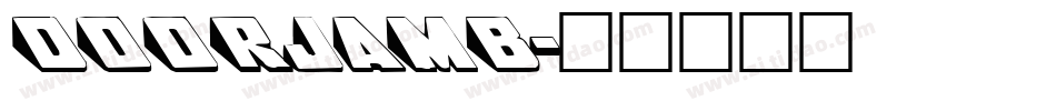 DOORJAMB字体转换