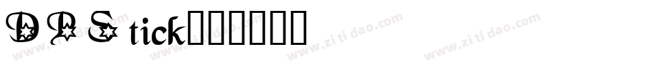 DPStick字体转换