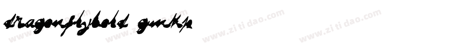 DragonflyBold-gmKP字体转换