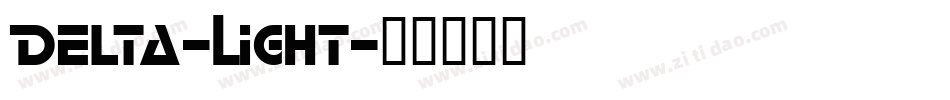 Delta-Light字体转换