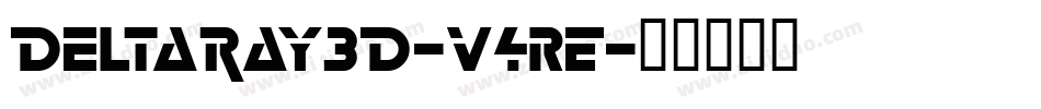 DeltaRay3D-v4rE字体转换