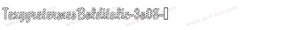 TexgyretermesBolditalic-3o08字体转换