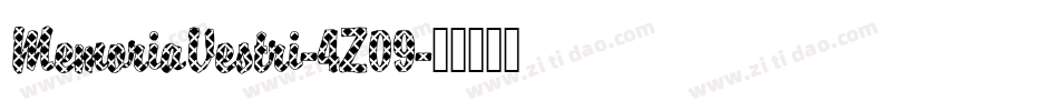 MemoriaVestri-4Z09字体转换