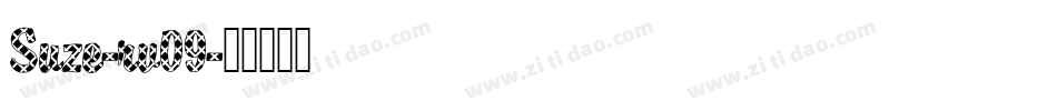 Suze-rv09字体转换