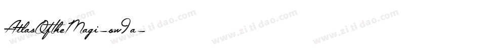AtlasOfTheMagi-ow9a字体转换