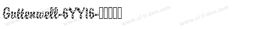 Guttenwell-6YY16字体转换