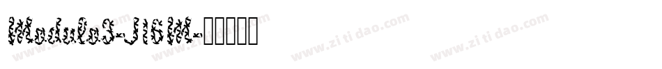 Modulo3-J16M字体转换